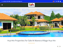 Tablet Screenshot of manoravillage.com